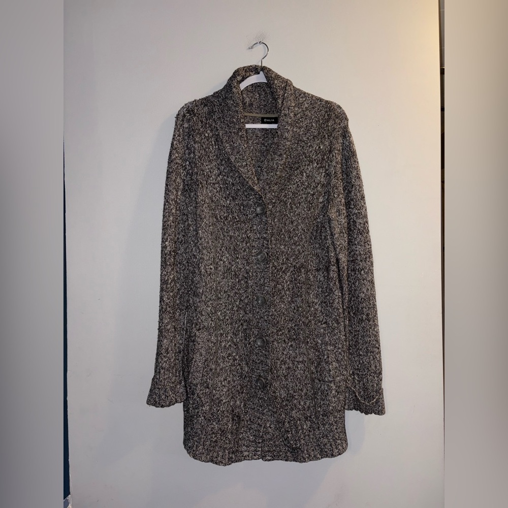Dalia | Gray Button Down Cardigan